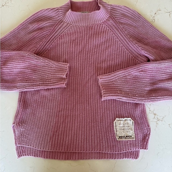 Woolrich Made in Italy Natural Dyeing for Conscious Living Mock Neck Pullover - Picture 3 of 13